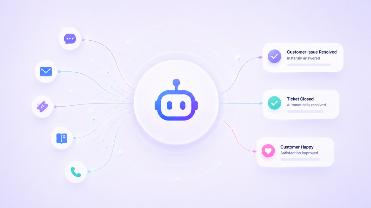 How to Automate Customer Support with AI Agents (2025) — hero image