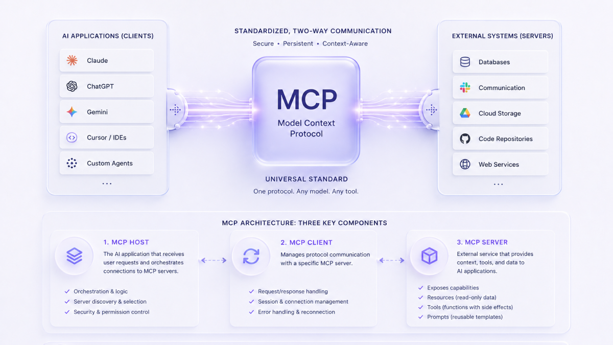 What Is MCP? The Model Context Protocol Explained (And Why It's Changing Everything) — hero image